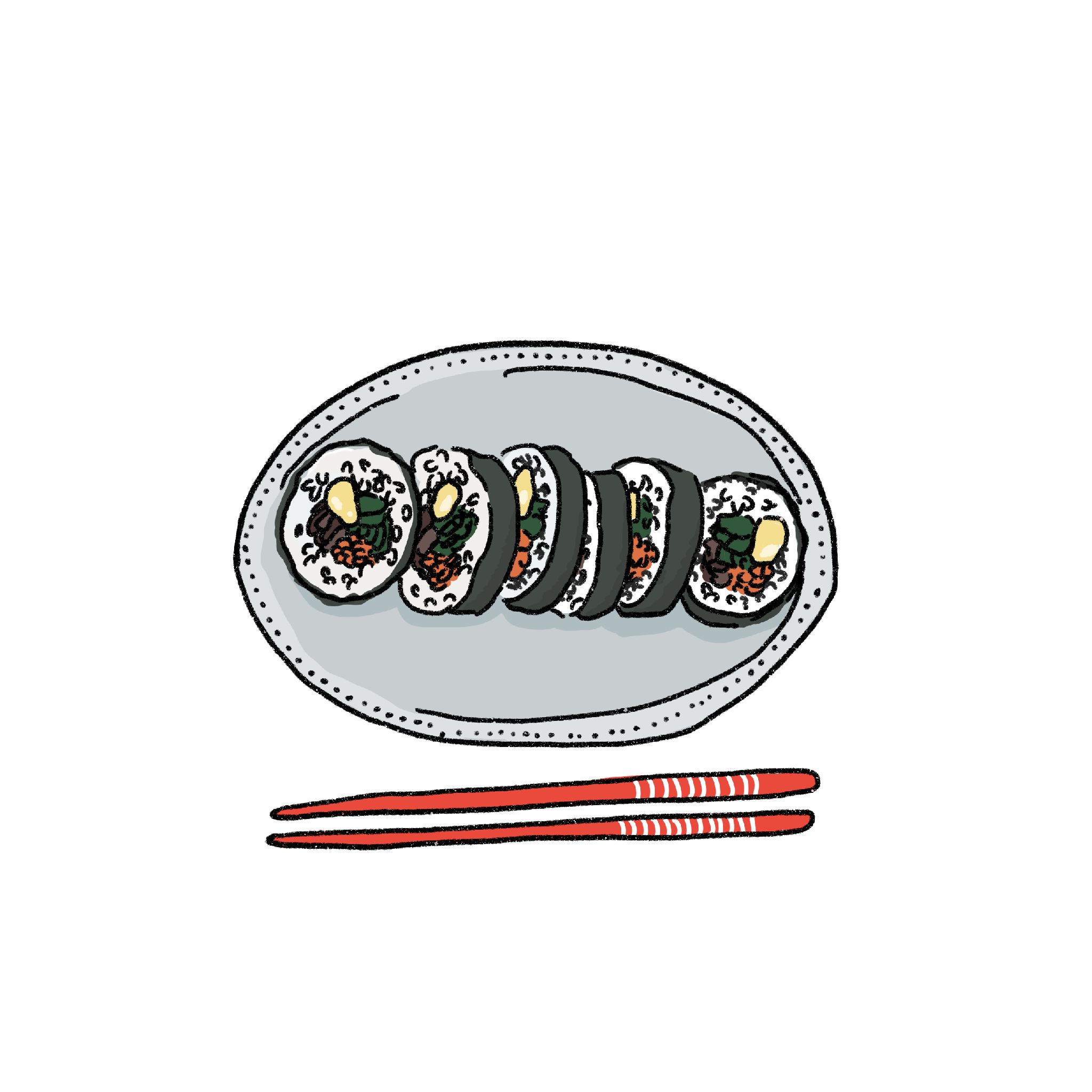 なんだか野菜を巻きたい気分